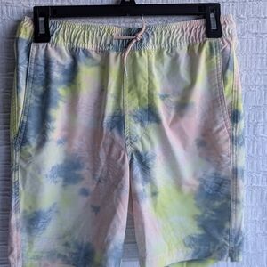 Kids Tie-Dye Shorts - Pastel Multi